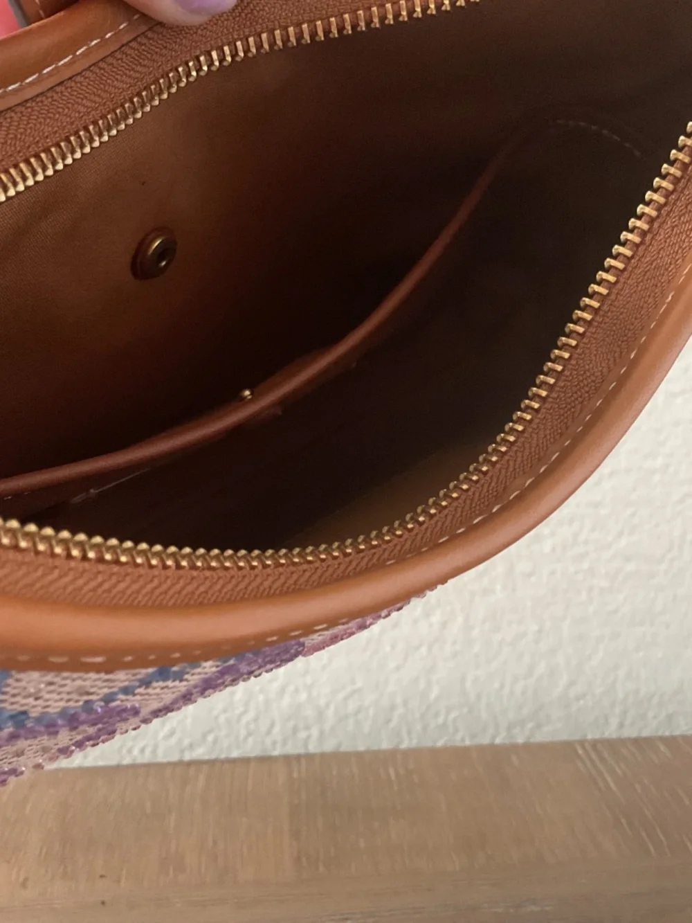 Coach rainbow crystal Hampton in signature jacquard - Picture 9 of 15